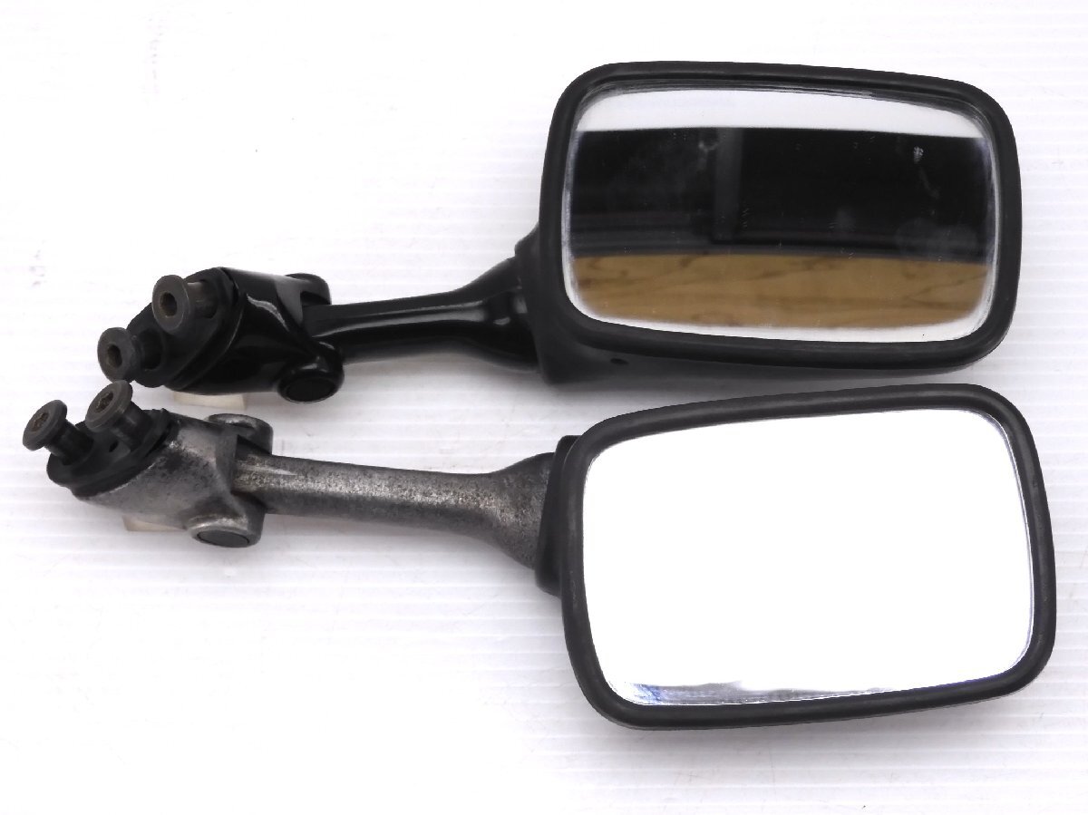 60【評価A】 GSX-R750 GSXR750 GR7DA 当時物 実動 純正 EMIGO バック ミラー 左右 セット 走行距離表示22,817km_2