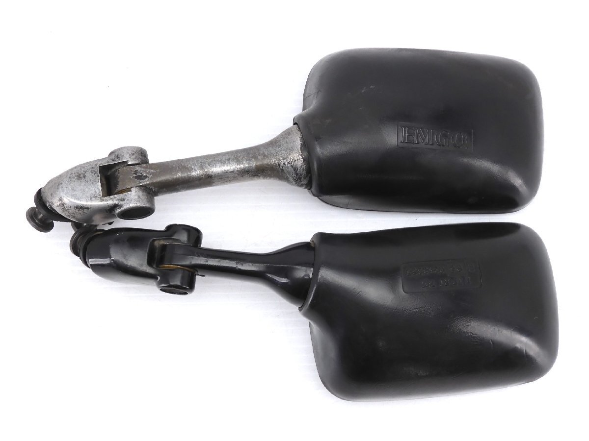 60【評価A】 GSX-R750 GSXR750 GR7DA 当時物 実動 純正 EMIGO バック ミラー 左右 セット 走行距離表示22,817km_3