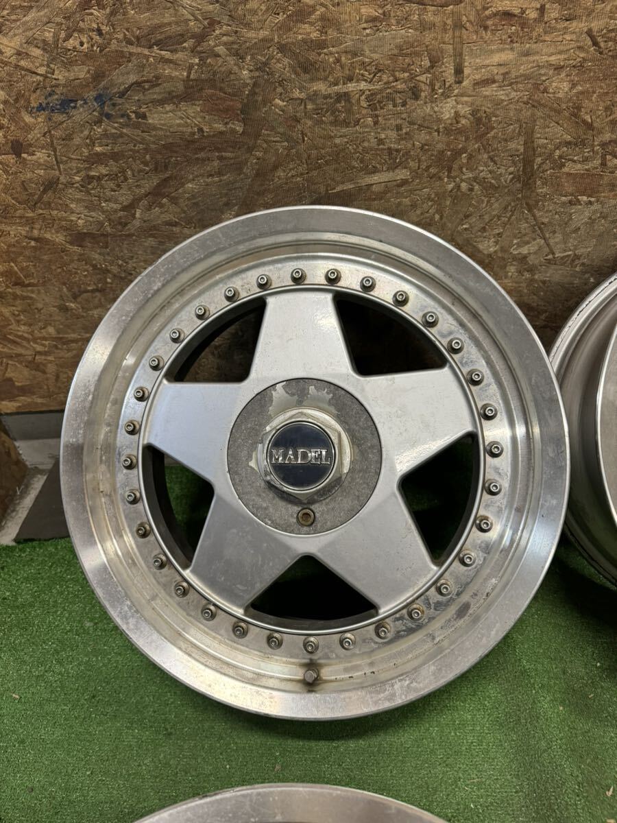 絶版 希少 work WORK MADEL 17×9J 8J 114.3 5H ドリフト モデナ VS KF