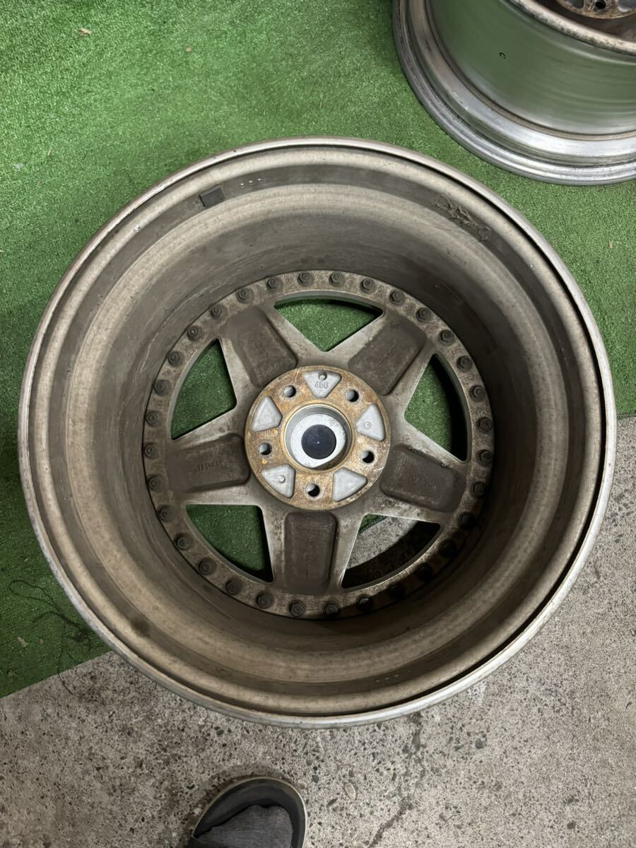 絶版 希少 work WORK MADEL 17×9J 8J 114.3 5H ドリフト モデナ VS KF