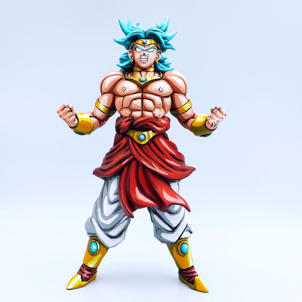 ドラゴンボール ブロリー フィギュア フルリペイント 2D 二次元塗装 2
