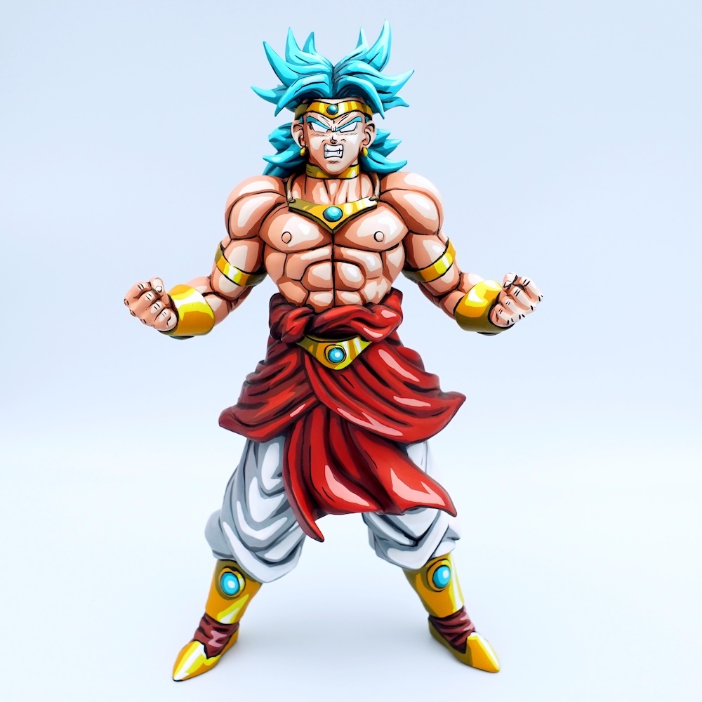 ドラゴンボール ブロリー フィギュア フルリペイント 2D 二次元塗装 2