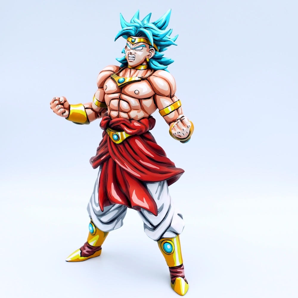 ドラゴンボール ブロリー フィギュア フルリペイント 2D 二次元塗装 2