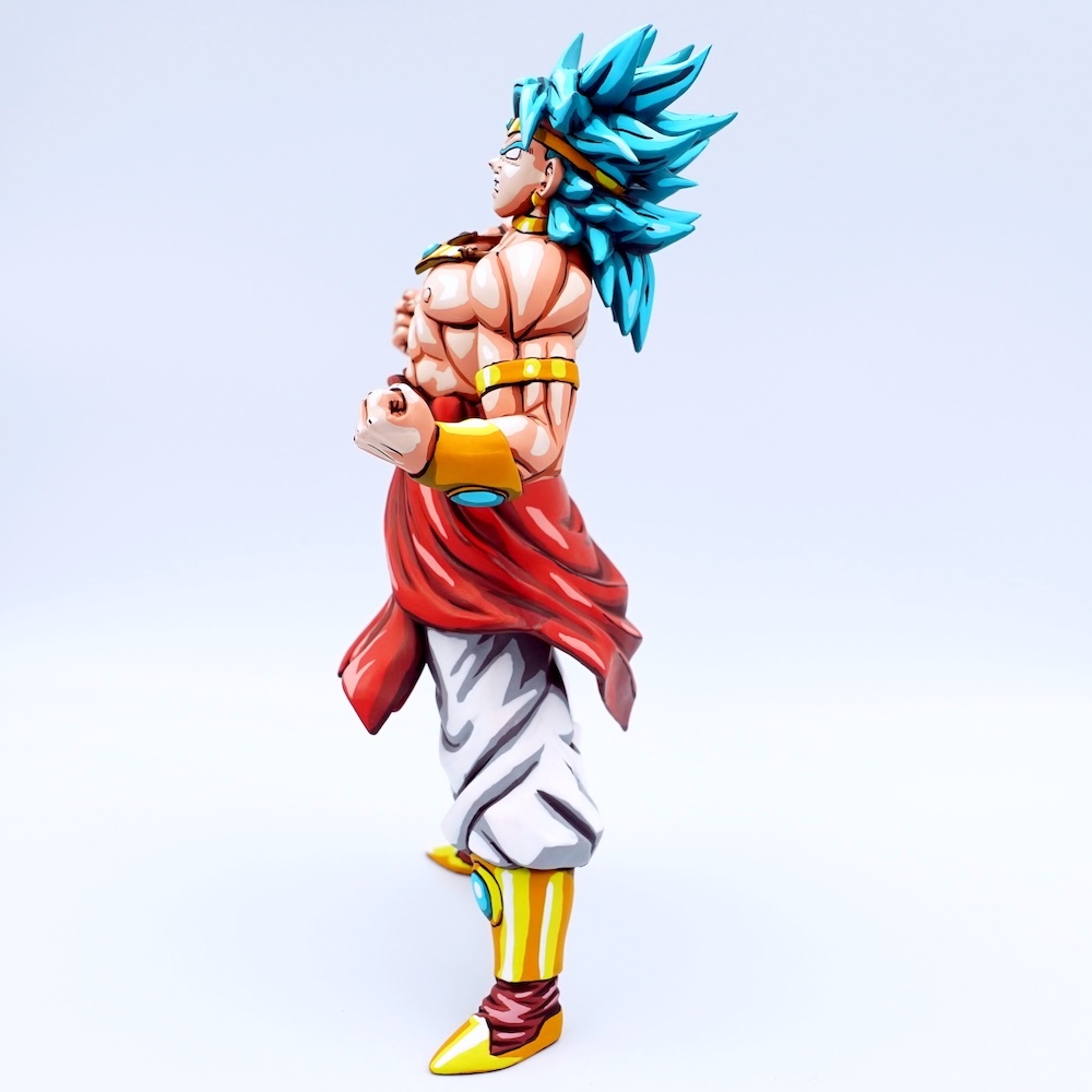 ドラゴンボール ブロリー フィギュア フルリペイント 2D 二次元塗装 2