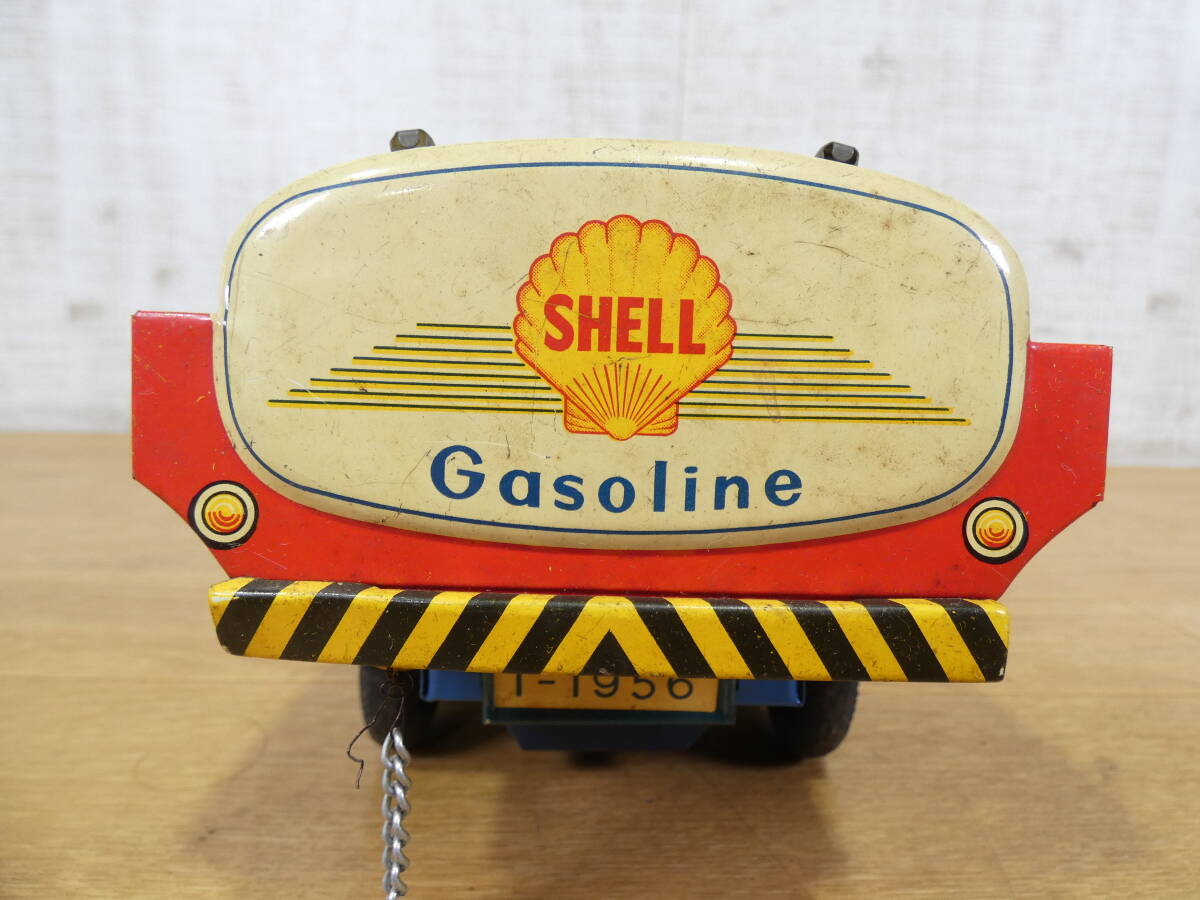 ◎ジャンク 当時もの レトロ玩具 マルサン ブリキ玩具 SHELL ガソリン