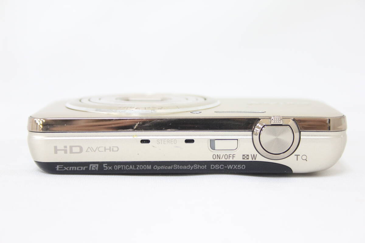 返品保証】 ソニー SONY Cyber-shot DSC-WX50 ゴールド 5x バッテリー