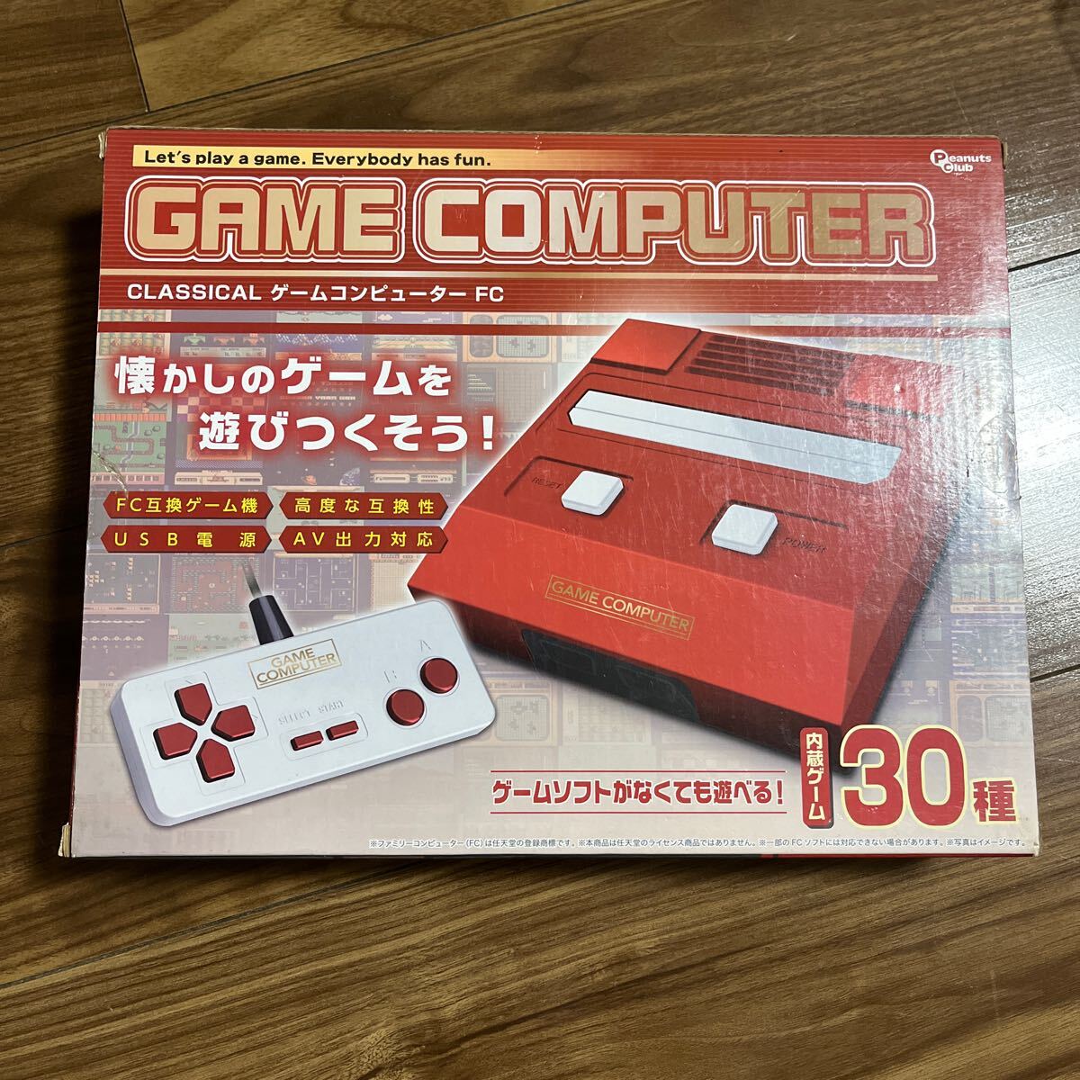 GAME COMPUTER CLASSICAL ゲームコンピューターFC 内臓ゲーム30種　1円スタート_1