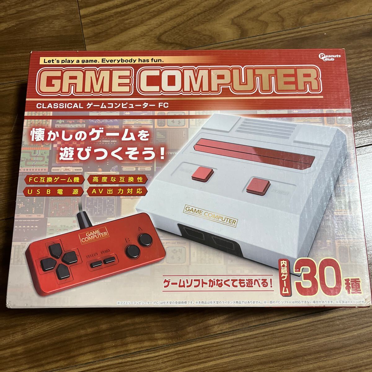GAME COMPUTER CLASSICAL ゲームコンピューターFC 内臓ゲーム30種　1円スタート_2