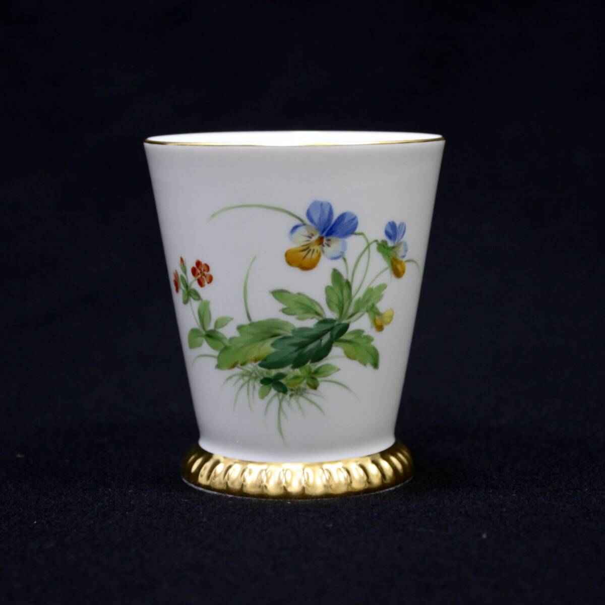 販売取扱店 MEISSEN マイセン 希少 275周年記念 金彩手フリーカップ
