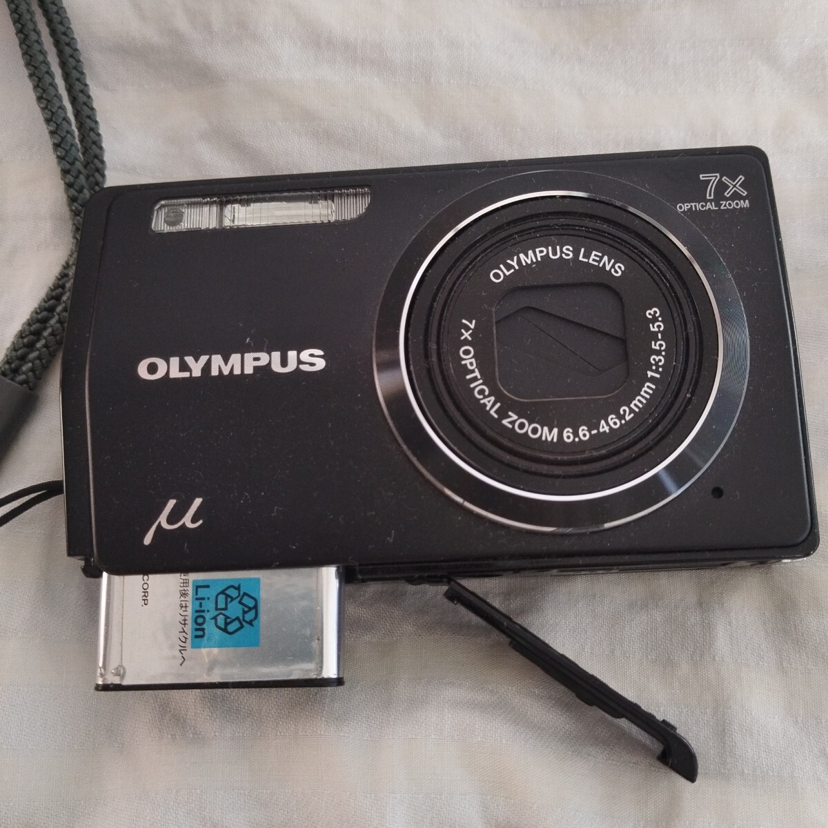OLYMPUS バッテリー128MB付属革 ケース付き_1