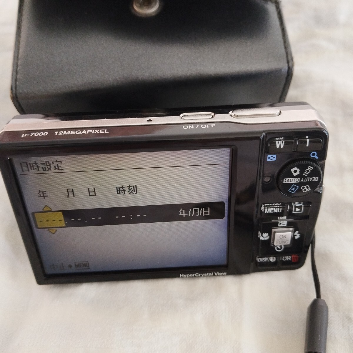 OLYMPUS バッテリー128MB付属革 ケース付き_10