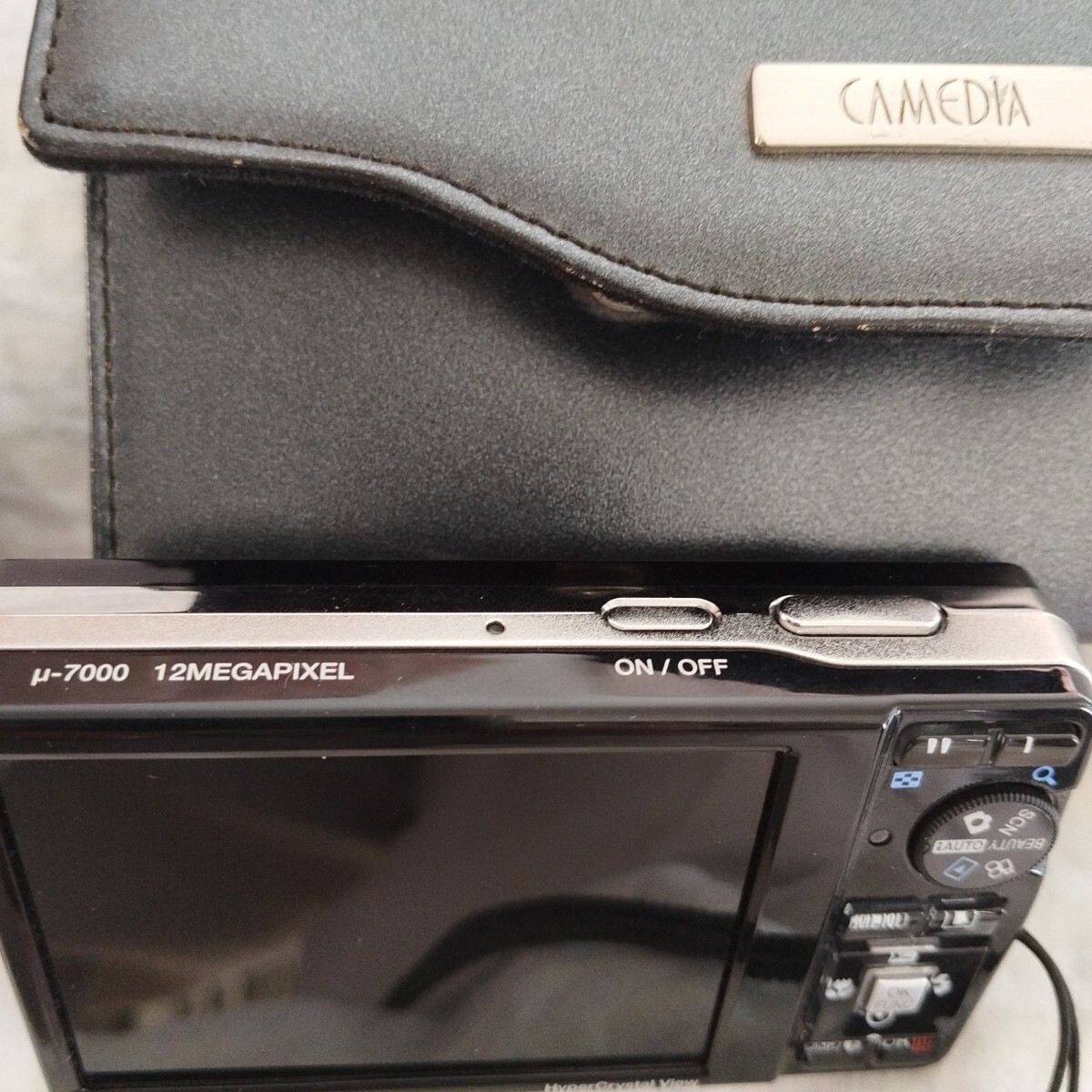 OLYMPUS バッテリー128MB付属革 ケース付き_5