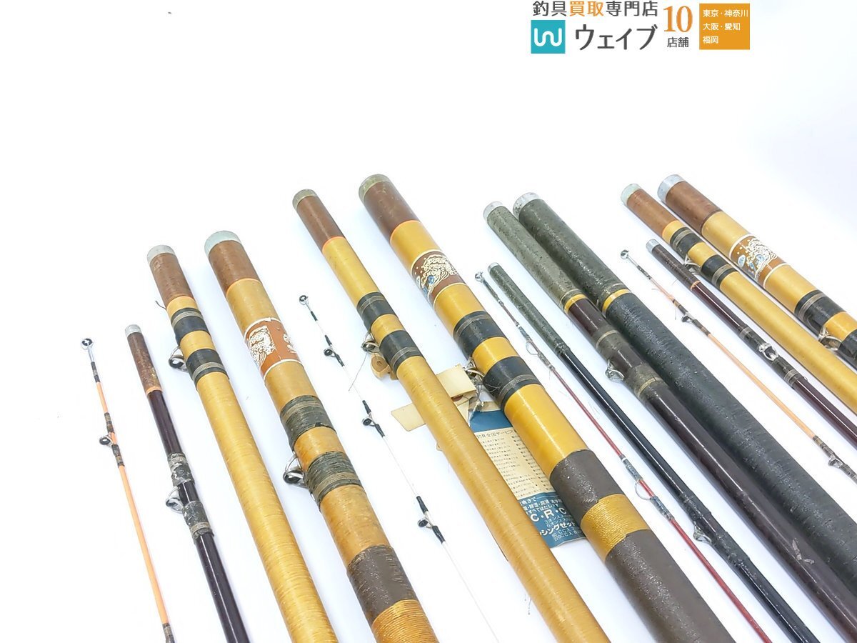 石鯛竿 3セット ジャンク品 NFT NF 19L-D 5.40/4 等 石鯛竿 計4点 セット ジャンク品(磯竿)｜売買