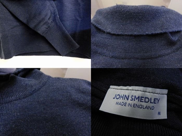 美品 JOHN SMEDLEY ジョンスメドレー□ メンズ M タートルネック 
