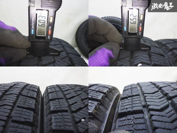 ○【売り切り】ブリヂストン VRX2 バリ山 冬用スタッドレスタイヤ 155