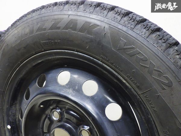 ○【売り切り】ブリヂストン VRX2 バリ山 冬用スタッドレスタイヤ 155