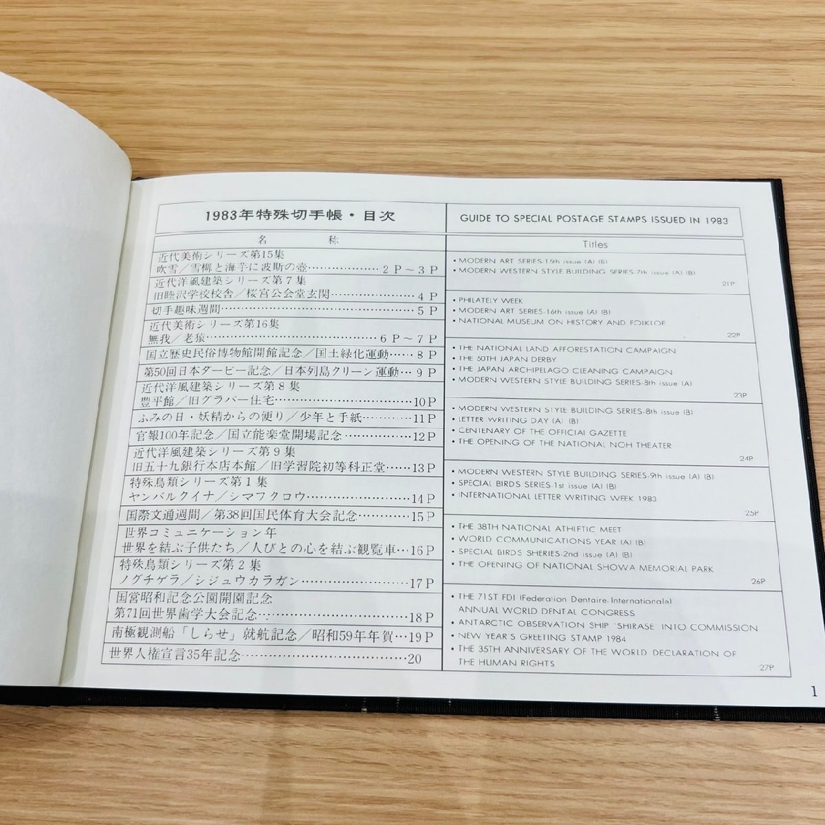 DOM0912.2-286KK】1円～ 日本郵便 特殊切手帳 1983年 1984年 2冊