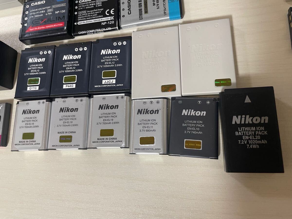 デジカメ用バッテリー　　まとめ売り 1円スタート CASIO/Canon/SONY/OLYMPUS/Nikonなど_7