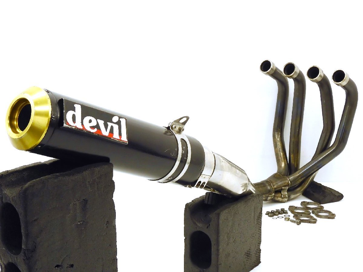 160【評価A】 GPZ1100 ZXT10E 水冷 実動 社外 DEVIL デビル マフラー