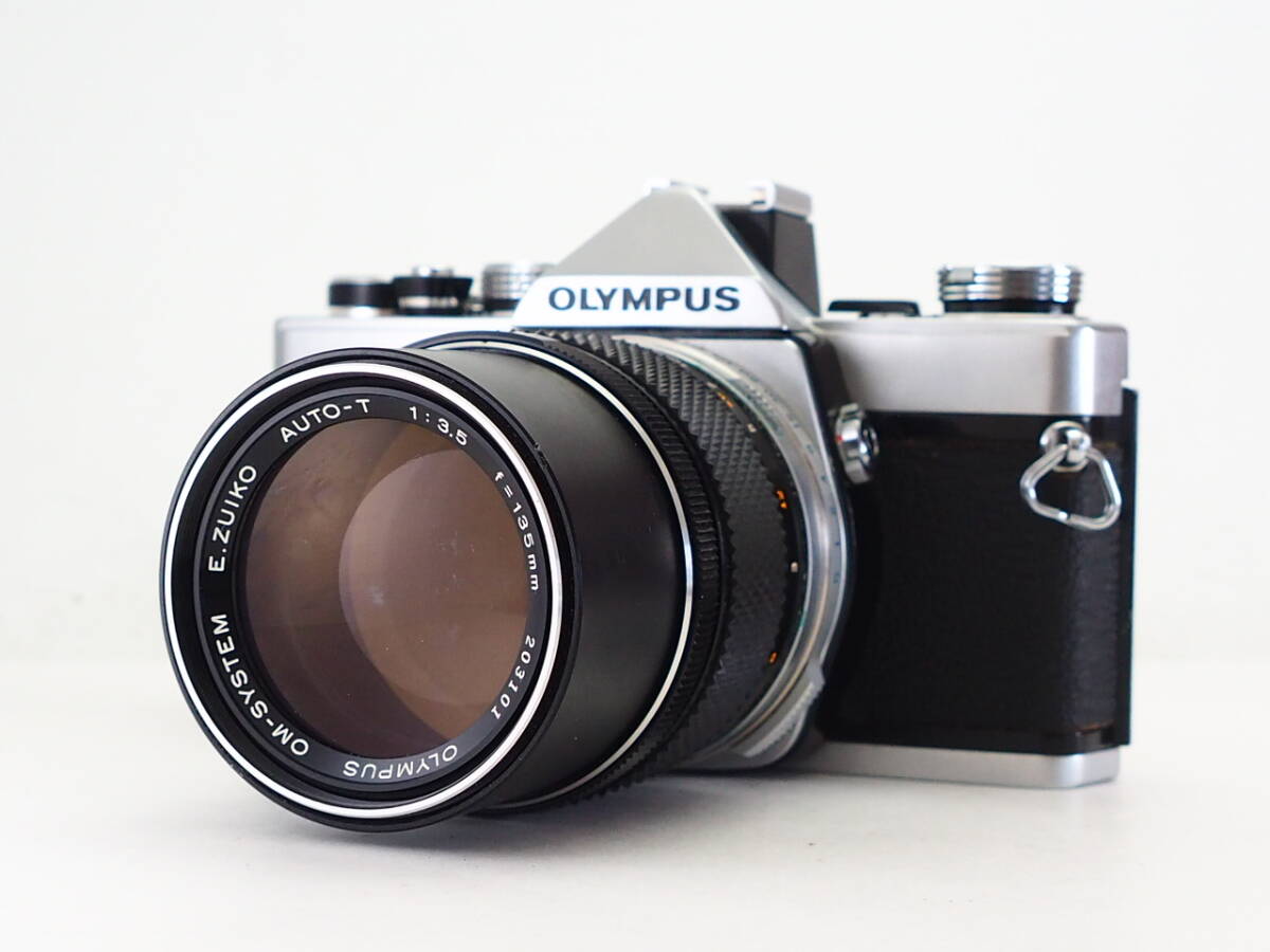 ☆訳あり実用品☆ オリンパス OLYMPUS OM-1 ボディ ZUIKO 135mm レンズ