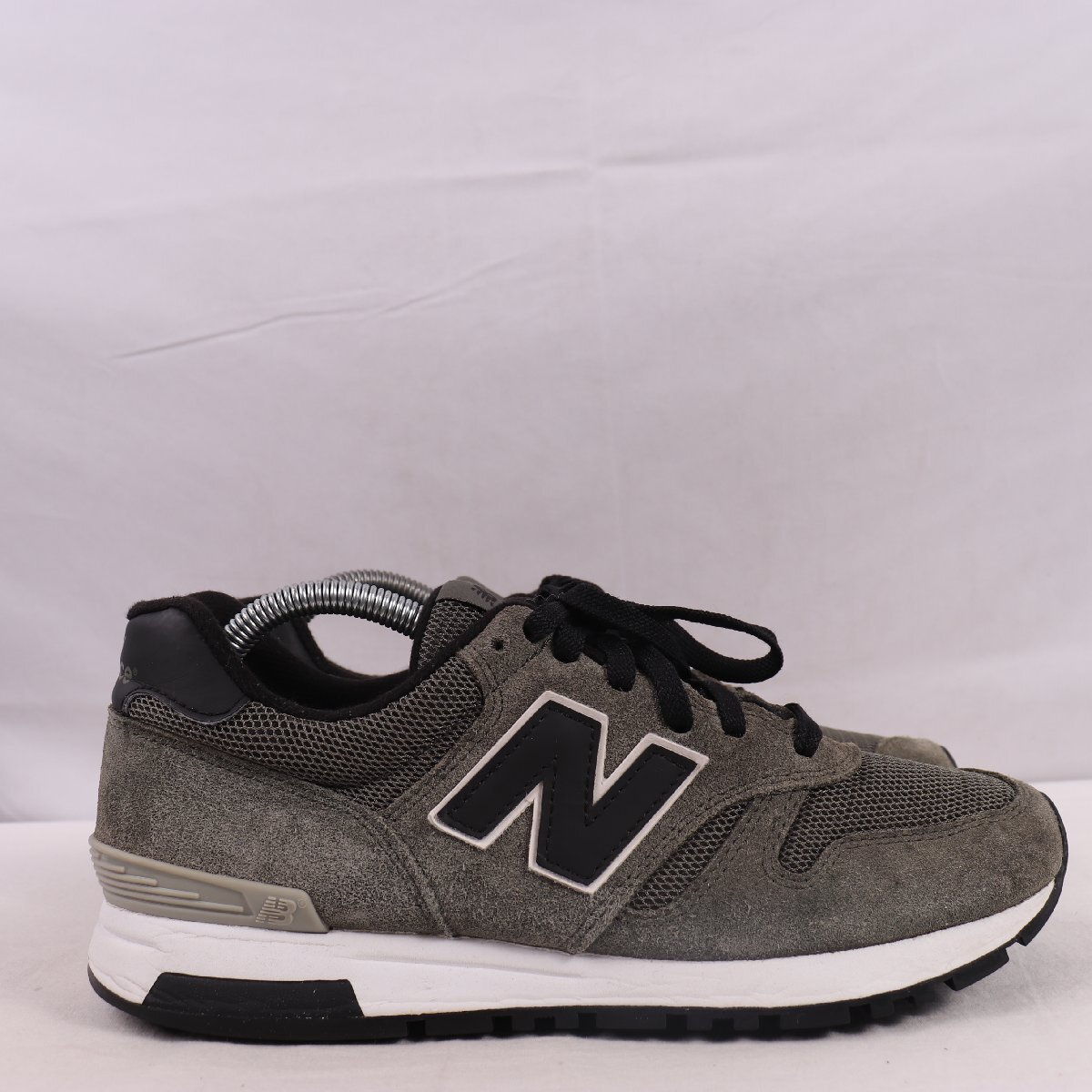 565 ニューバランス 25.5cm/new balance 深緑 ダークグリーン 黒 