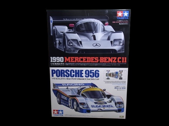 新品/未組立 タミヤ 1/10RC 1990 ベンツ C11 + ポルシェ956 （RC特別