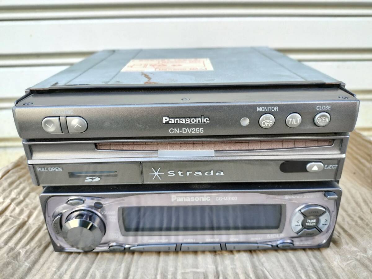 Panasonic CDデッキ DVDビデオプレーヤー内蔵DVDナビ CQ-C5300D CN 