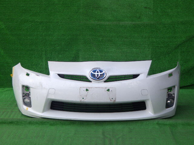 ZVW30 前期 プリウス 純正フロントバンパー PRIUS 白 パール 52119