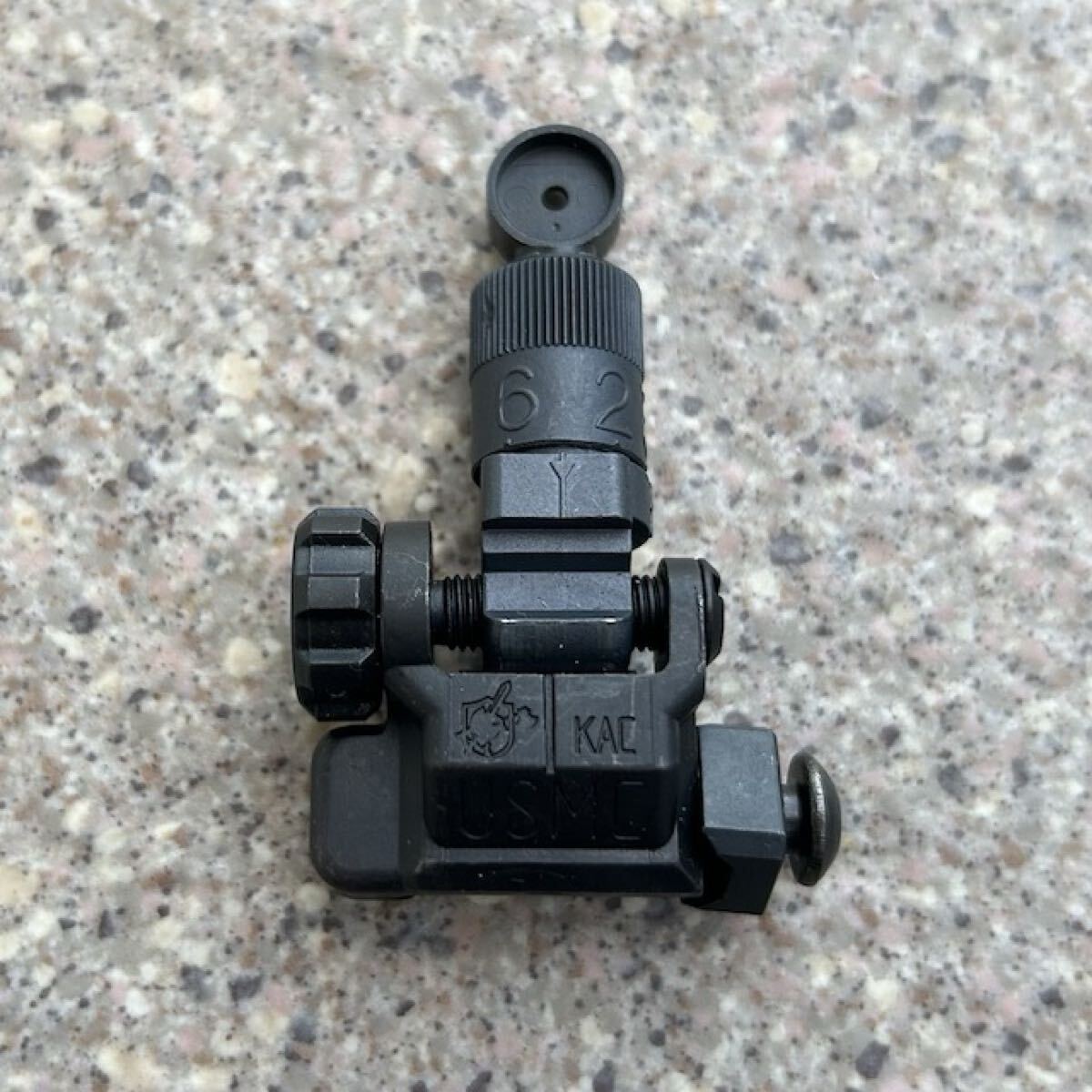 200-600 Meter Micro Rear 米軍 Flip-Up Sight KAC USMC リアサイト