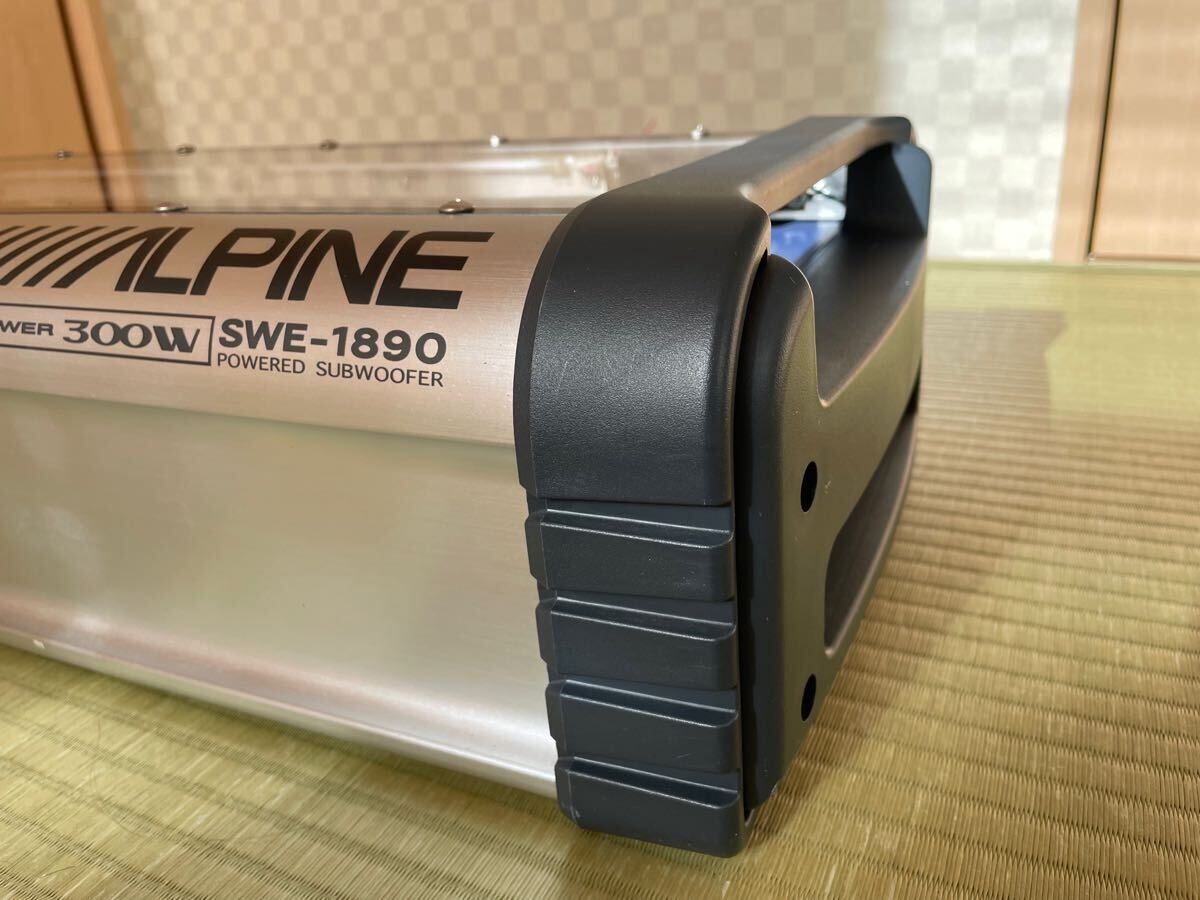 アルパイン　サブウーファー　SWE1890　ネオン管 アルパイン ALPINE サブウーファー ネオン管搭載 SWE-1890 アルパイン