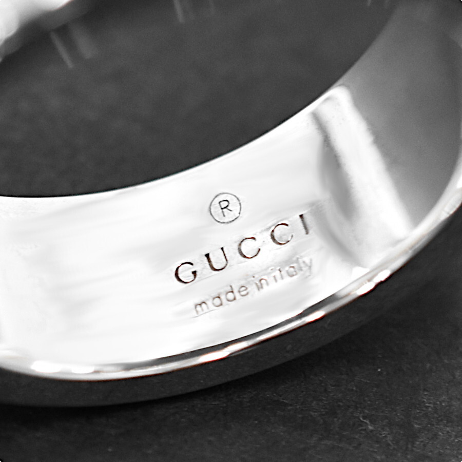1円 ◇新品同様 GUCCI グッチ リング ロゴ インターロッキングG