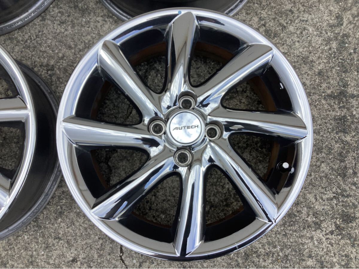 日産 オーテック キューブ！ライダー 16インチ純正メッキホイール 6J + 