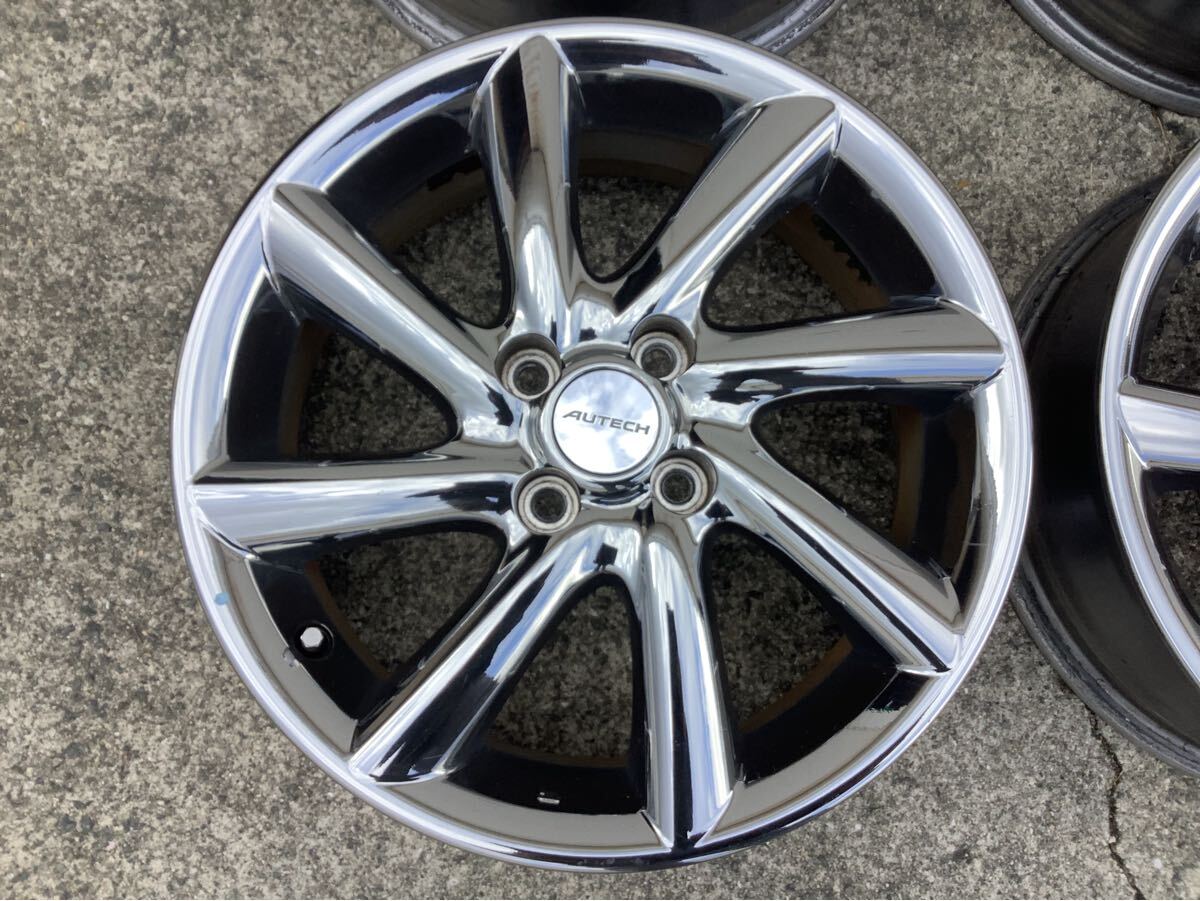 日産 オーテック キューブ！ライダー 16インチ純正メッキホイール 6J + 