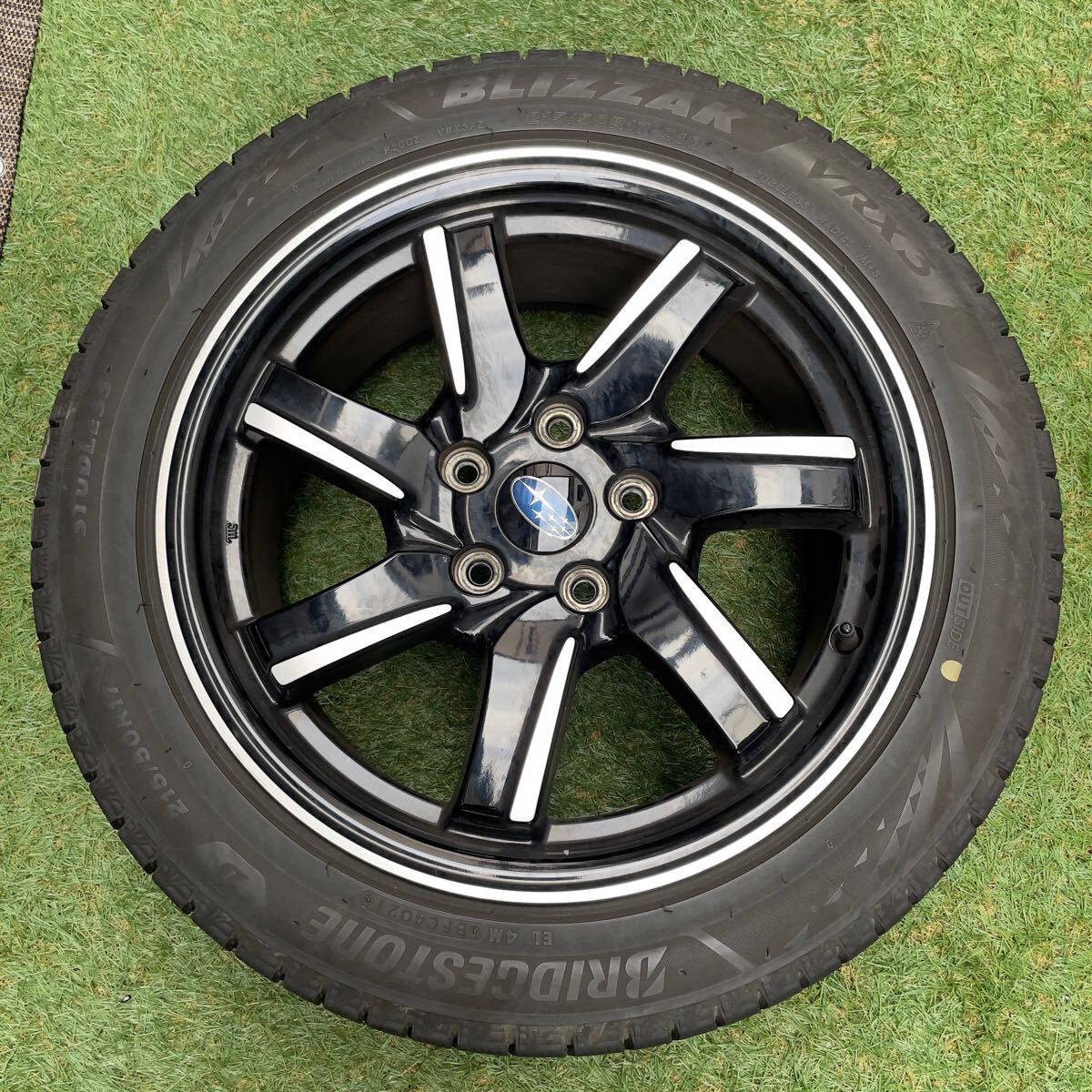 バリ溝 4本セット VRX3 ブリヂストン ブリザック 215/50R17 スバル