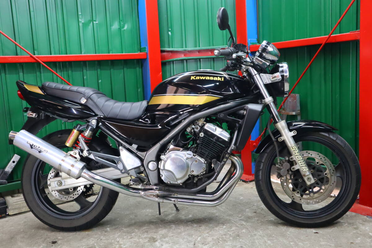 ★GSX250FX・バリオス2★モリワキマフラー★タイガーライン★youtubeで車両の状態を確認できます★_1