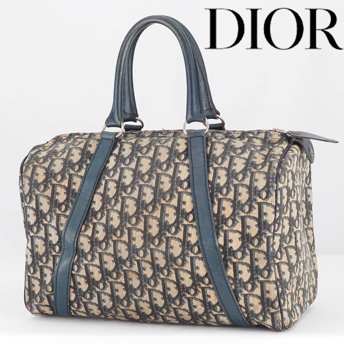 Christian Dior クリスチャンディオール トロッター柄 ミニ ボストン 