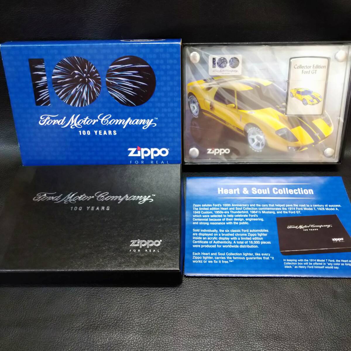 希少】ZIPPO Collector Edition Ford GT Ford Motor Company 100 YEARS