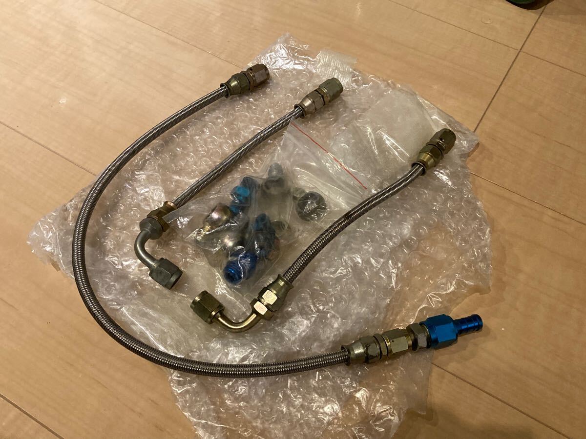 180SX シルビア タービン メッシュホース オイルライン ウォーター
