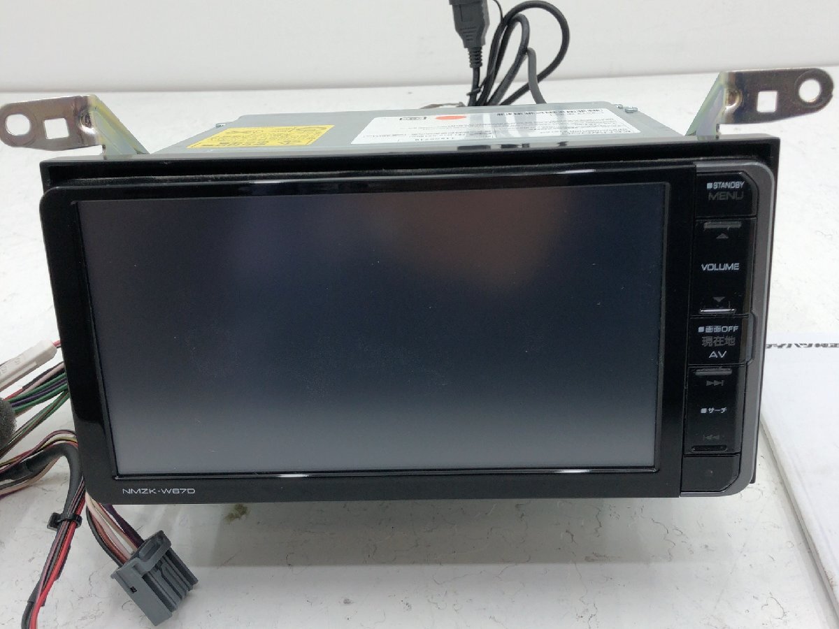 NMZK-W67D 2019年度版 2016年製 メモリーナビ Bluetooth ダイハツ純正