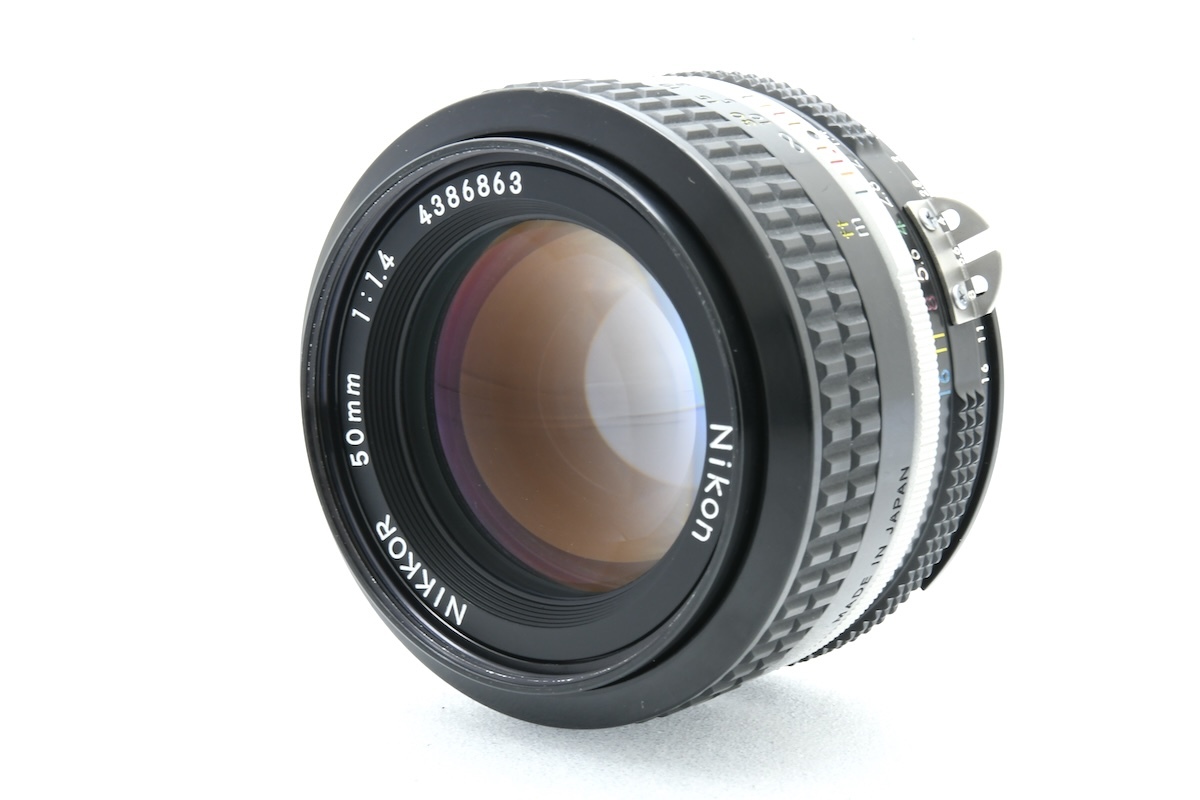 Nikon FE ブラック + AI NIKKOR 50mm F1.4 ニコン フィルムカメラ MF
