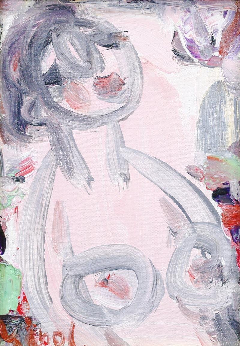 美術品・アンティーク・コレクション 平沢喜之助 油彩画『はにわ少女』額装