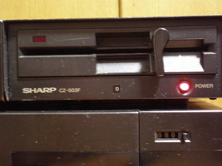 ☆通電OK☆希少品☆SHARP X1 CZ-820CB FDD フロッピーディスクドライブ