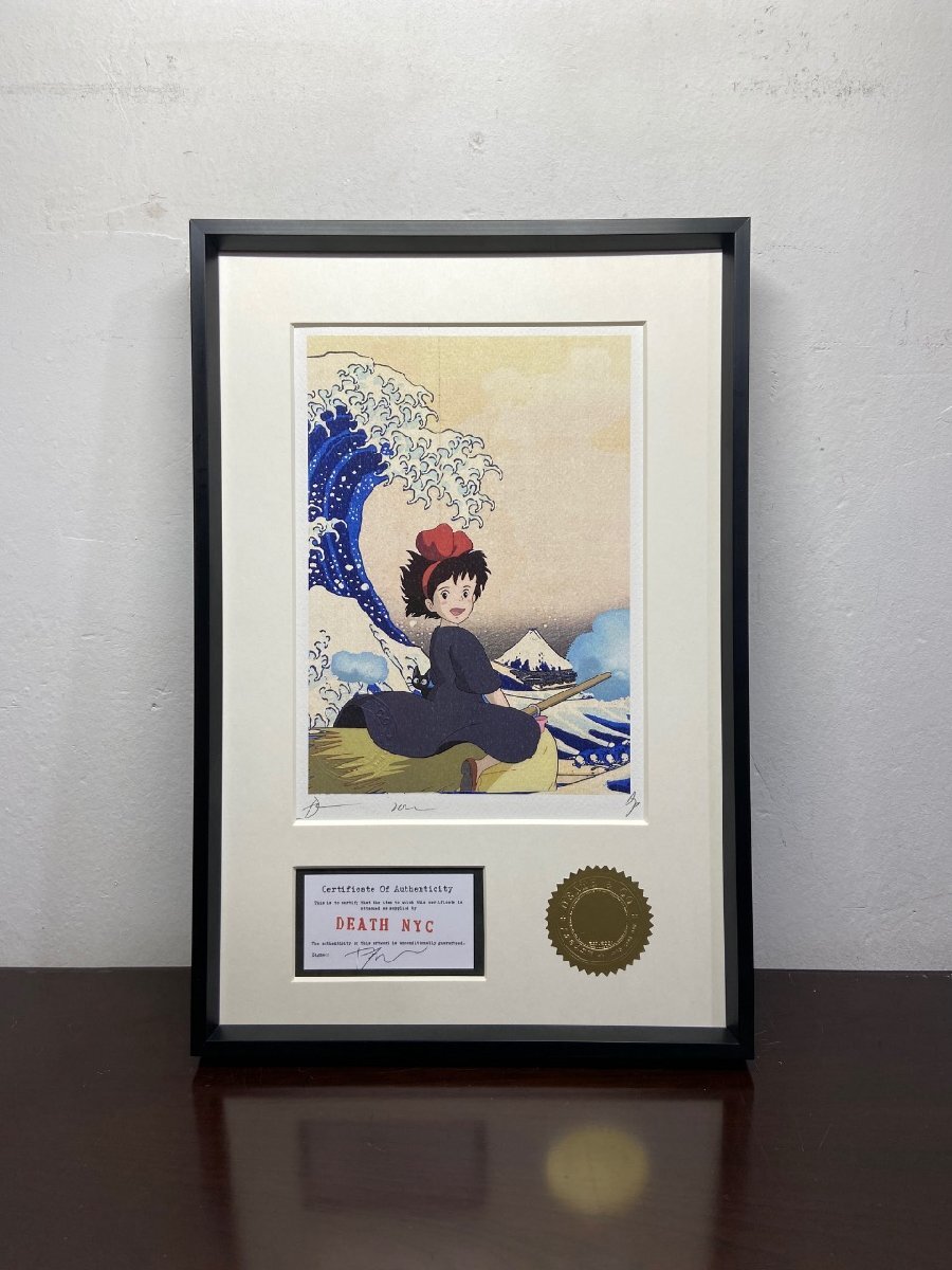 新品額入版画 シルクスクリーン コラージュ 限定25 貴重 ジニー・キム