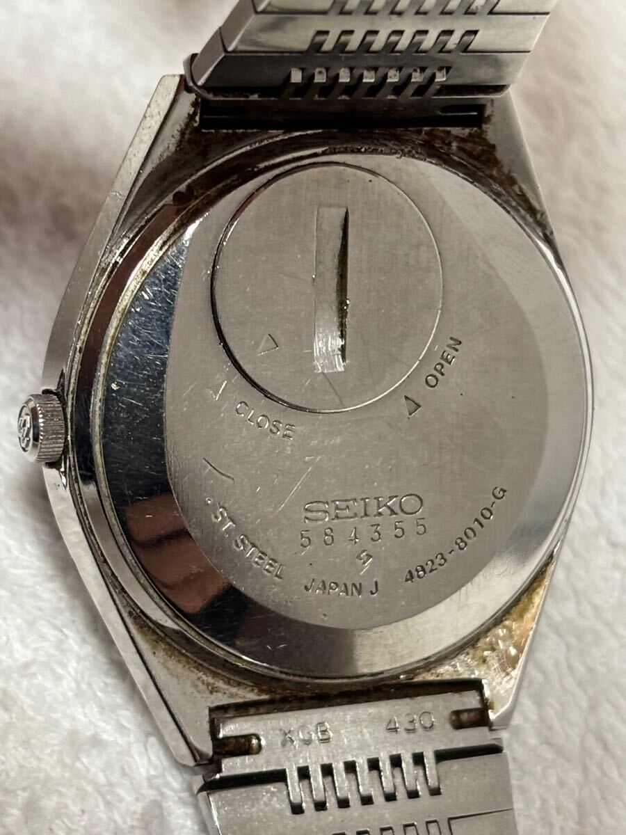 126-88】1円〜 SEIKO セイコー KQ キングクォーツ 4823-8100【稼働品