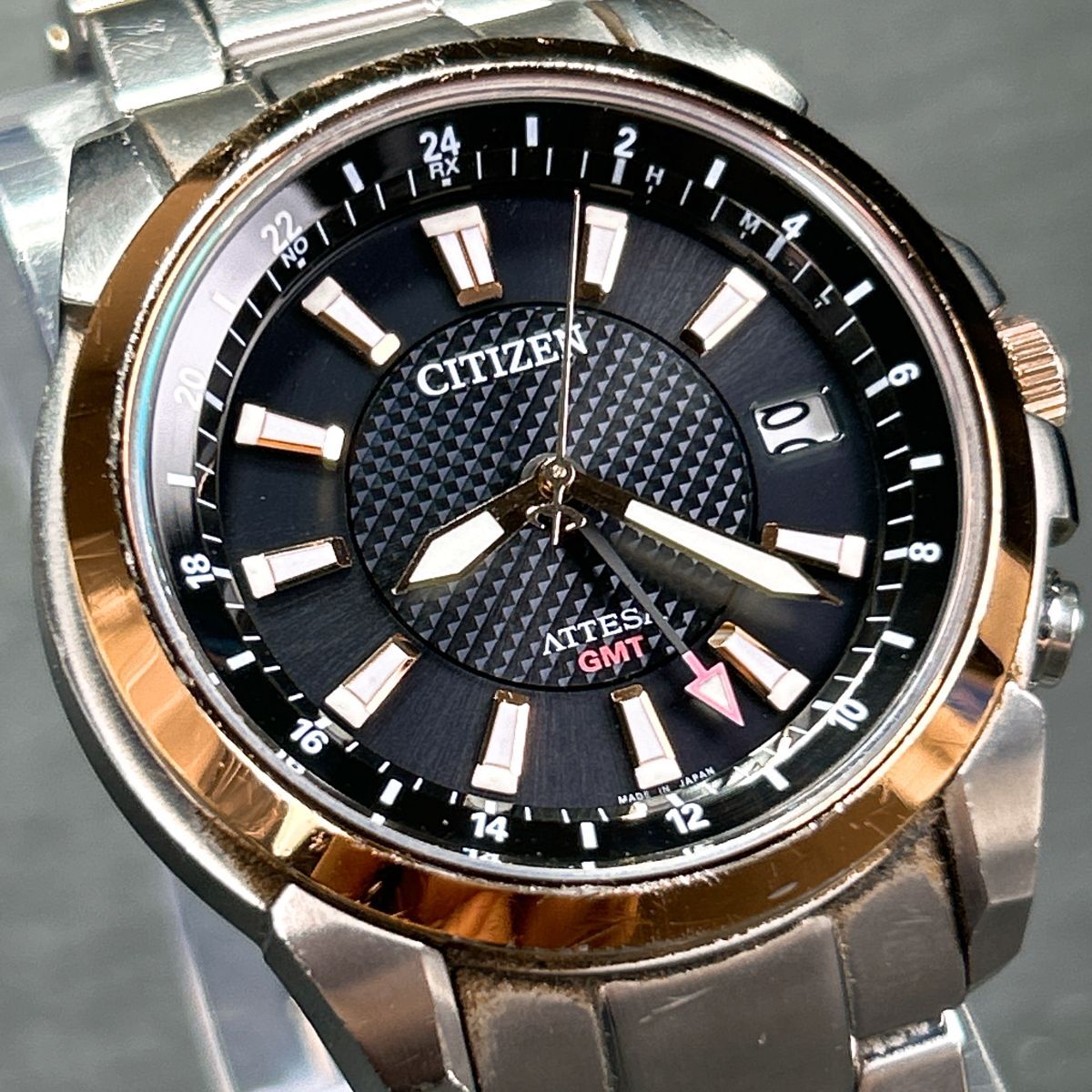 CITIZEN GMT シチズン アテッサ エコドライブ ATTESA 腕時計 ソーラー 