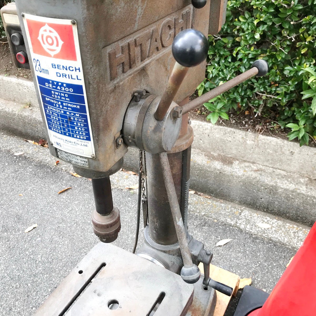 日立 DE-4300 | ボール盤 C163904 日立工機 中古 卓上ボール盤 KE-4300 