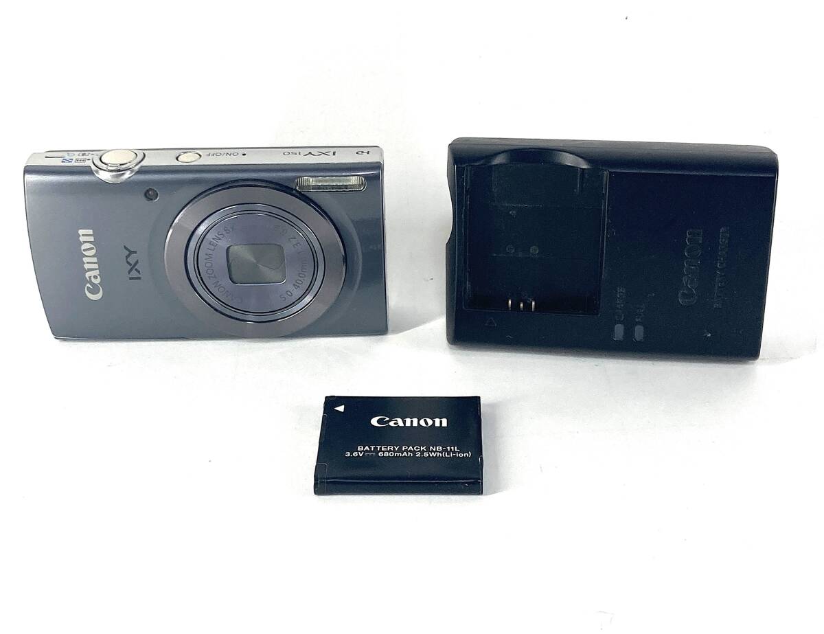 美品★撮影動作確認済★　Canon キャノン IXY 150 シルバー PC2197 極美品・動作確認済Canon IXY 190 キャノン