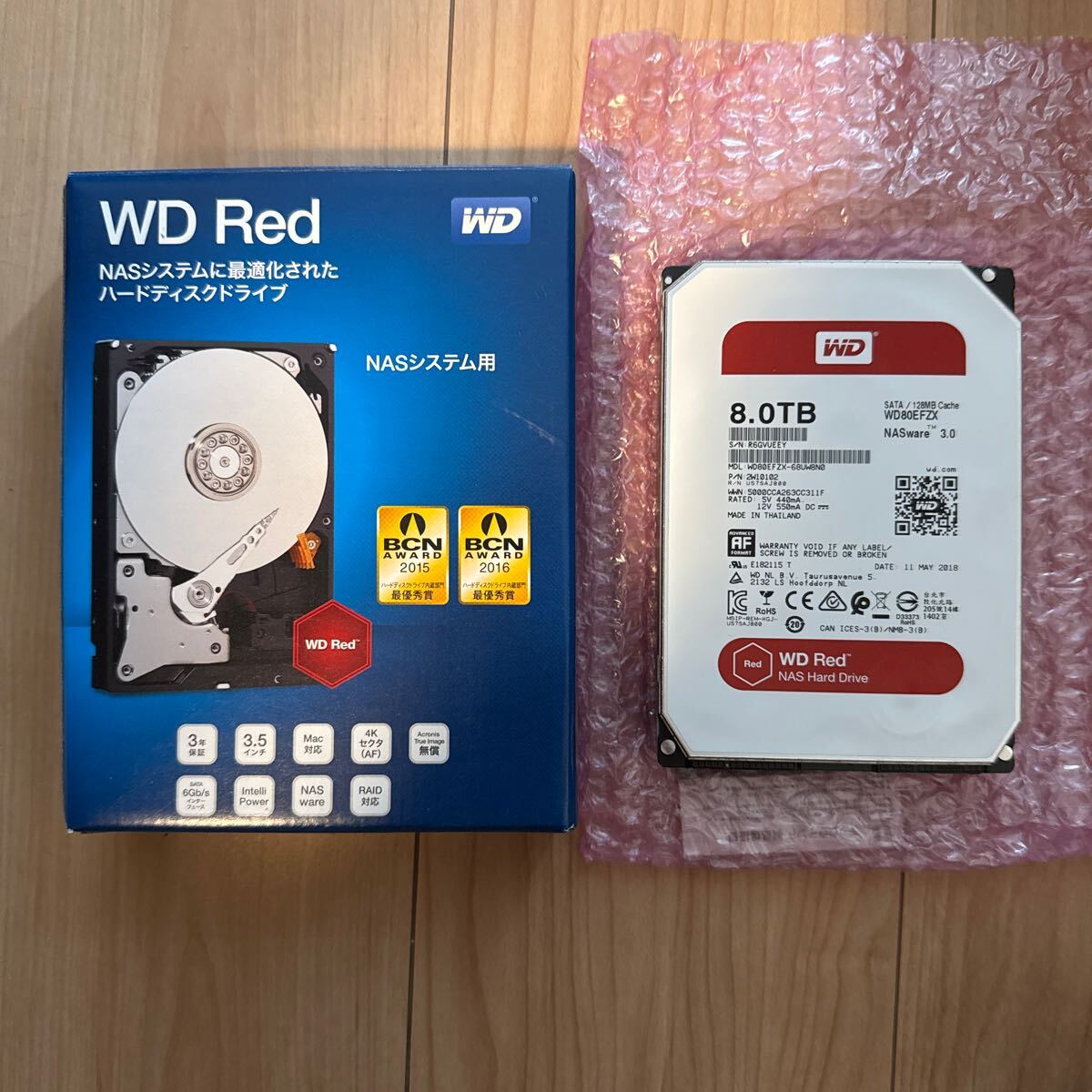 Western Digital WD Red 内蔵ハードディスク 3.5インチ 8TB NAS用