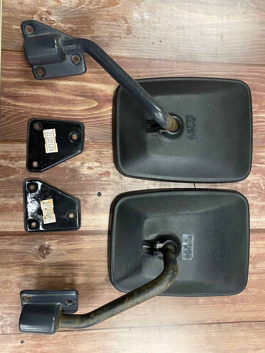 ジムニー JA11 ドアミラー ja71 sj30 美品 ジムニー　JA11 純正ミラー　サイドミラー　ドアミラー　左右セット中古　美品　希少　スペアなどに