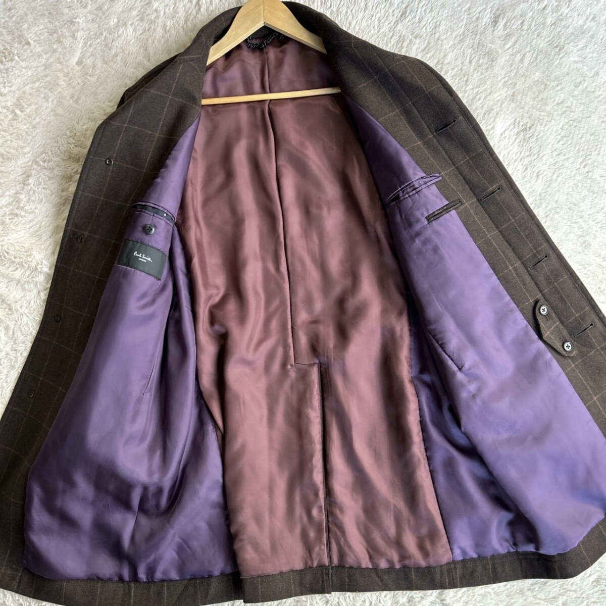 希少L2サイズ【至高の逸品】Paul Smith LONDON ポールスミス ウール 